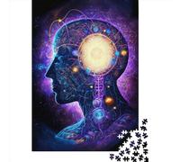 Puzzle en papier Esoteric Zen Universe1 de 1000 pièces, puzzle créatif rectangulaire pour grandes familles, jeu d'illustrations pour adultes et adolescents, 1000 pièces (38 x 26 cm)