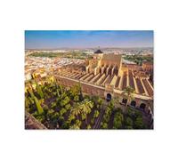 Puzzle en Papier，Grande mosquée de Cordoue (Mezquita-Catedral de Córdoba), Espagne，Jigsaw Puzzles 1000 Pièces, pour Adulte Et Enfant Jouet Éducatif Peinture Murale Décor À La Maison（50x70cm）-P97