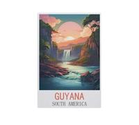 Puzzle en Papier,Guyana, Amérique du Sud,Jigsaw Puzzles 1000 Pièces, pour Adulte Et Enfant Jouet Éducatif Peinture Murale Décor À La Maison(50x70cm)-AM33