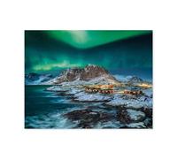 Puzzle en Papier，Îles Lofoten，1000 Pièces Puzzles Jeu De Jouets Interactifs, Scies Sauteuses Classiques（38x26cm）-C38