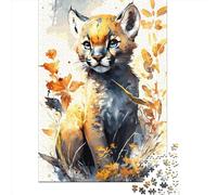 Puzzle en papier lion 1000 pièces pour adultes Puzzle adulte 1000 pièces Puzzle Jeux éducatifs 1000 pièces (38x26 cm)