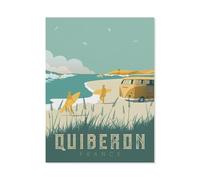 Puzzle en Papier,Plage de Surf à Quiberon en France,Jigsaw Puzzles 1000 Pièces, pour Adulte Et Enfant Jouet Éducatif Peinture Murale Décor À La Maison(50x70cm)-BK8