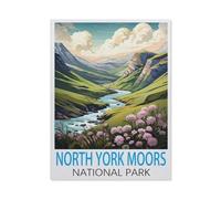 Puzzle en Papier pour Adultes 1000 Pièces Art DIY Puzzle，Parc National des North York Moors，Créatif Cadeau Unique Personnalité Jeu Adulte Enfant Puzzle Jouet（50x70cm）-I21