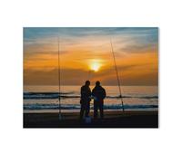 Puzzle en Papier pour Adultes 1000 Pièces Art DIY Puzzle，Se Calmer - Pêcher，Créatif Cadeau Unique Personnalité Jeu Adulte Enfant Puzzle Jouet（50x70cm）-AF51