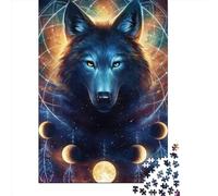 Puzzle en Papier pour Adultes 1000 Pièces, Loup Adulte, Jeu Défiant, Puzzle de 1000 Pièces (38x26cm)