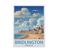 Puzzle en Papier pour Enfants 1000 Pièces，Bridlington Yorkshire，Mots Croisés Jeu Moderne Accueil Décoration Cadeau Unique（38x26cm）-HD15