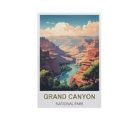 Puzzle en Papier pour Enfants 1000 Pièces，Parc National du Grand Canyon，Mots Croisés Jeu Moderne Accueil Décoration Cadeau Unique（50x70cm）-IH3