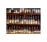 Puzzle en Papier pour Enfants 1000 Pièces，Sélection de Whisky de Malt écossais au Bar，Créatif Mots Croisés Jeu Moderne Accueil Décoration Cadeau Unique（38x26cm）-I12