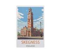 Puzzle en Papier pour Enfants 1000 Pièces，Skegness, Angleterre，Mots Croisés Jeu Moderne Accueil Décoration Cadeau Unique（50x70cm）-IK23