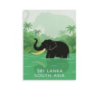 Puzzle en Papier pour Enfants 1000 Pièces，Sri Lanka, Asie du Sud，Mots Croisés Jeu Moderne Accueil Décoration Cadeau Unique（50x70cm）-HL56