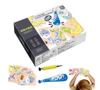 Puzzle en Papier pour, Puzzles de Serpents, Caricature Interactive Snake Chain Challenge - Activités d'apprentissage préscolaire de Dessins Scolaires Jeux de fête familiale pour ni