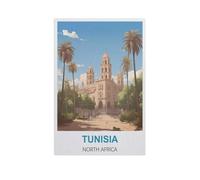 Puzzle en Papier Puzzle Jigsaw，Tunisie, Afrique du Nord，Classic Creative Classic Puzzle 1000 Pièces, Puzzles d'art Couleur（38x26cm）-AJ15