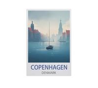 Puzzle en Papier Puzzles Classiques 1000 Pièces，Copenhague, Danemark，Jigsaw Jeu Éducatif Intellectuel Difficile Et Défi Cadeau（38x26cm）-K2