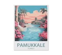Puzzle en Papier Puzzles Classiques 1000 Pièces,Lac Pamukkale Turquie,Jigsaw Jeu Éducatif Intellectuel Difficile Et Défi Cadeau(50x70cm)-T42