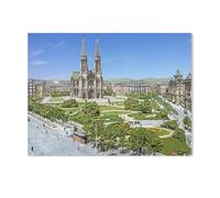 Puzzle en Papier Puzzles Classiques 1000 Pièces,Vienne - Maximilianplatz avec l'église Votiv,Jigsaw Jeu Éducatif Intellectuel Difficile Et Défi Cadeau(38x26cm)-AD82
