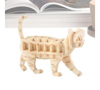 Puzzle en papier, puzzles pour enfants | Puzzle pour construire des modèles de chats marchant - Puzzle créatif avec sculpture de chat, jouets interactifs pour la construction de chats en papier et