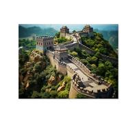 Puzzle en Papier，Rappel de la Grande Muraille de Chine，Jigsaw Puzzles 1000 Pièces, pour Adulte Et Enfant Jouet Éducatif Peinture Murale Décor À La Maison（38x26cm）-AG73