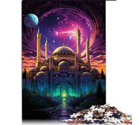 Puzzle en Papier Sainte-Sophie de Turquie, 1000 pièces pour Adultes et Enfants, Jeux de Puzzle Amusants. Taille : 52 x 38 cm.