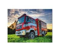 Puzzle en Papier，Véhicule de logistique，1000 Pièces Puzzles Jeu De Jouets Interactifs, Scies Sauteuses Classiques（38x26cm）-AD14