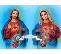 Puzzle en Papier Vierge pour Adultes 1000 pièces Motif Jésus Religieux Très Bon Jeu éducatif 38 x 52 cm