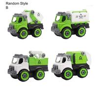 Puzzle En Plastique Pour Enfants, Jouet Auto Poli En Douceur, Amusant, Démontage, Véhicule D'Ingénierie, Modèle De Jouet, Cadeau D'Anniversaire