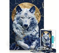 Puzzle en Porcelaine Majesté au Clair de Lune pour Adultes, 1000 pièces, Jeu de logique Clair, Loisirs, découpe Parfaite, Cadeau créatif (50x75cm)