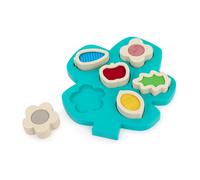Puzzle encastrable avec formes sensorielles vert TU