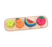 Puzzle encastrement 1, 2, 3 et 4 fruits Vilac