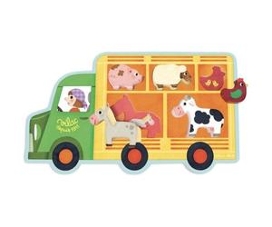 Puzzle encastrement Camion de la ferme Vilac® - Jouets en bois