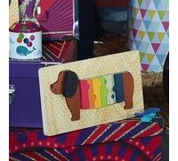 Vilac – Puzzle encastrement en volume Chien Andy Westface – Bois, couleurs, Montessori, dès 2 ans