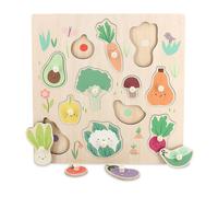 Vilac Encastrement en bois Les légumes du Jardin Sarah Betz – Montessori pour tout-petits