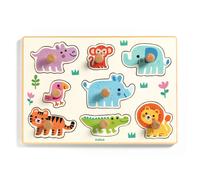 Puzzle Encastrement la Savane Hippo'n'go Djeco