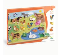 Puzzle encastrement Puzzlo Campo Djeco