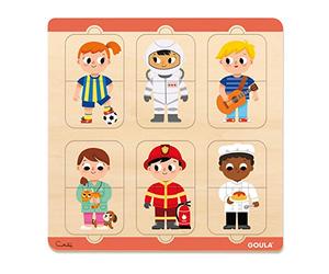 Puzzle encastrements métiers