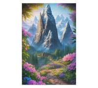 Puzzle Enchanted Garden Path -1 pour Adultes, 1000 PCS | Un loisir d'intérieur concentré - un loisir concentré autour de la table à son propre rythme.