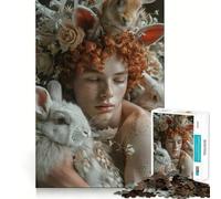 Puzzle enchanteur et fantaisiste pour Adultes,1000 pièces,Jeu de Concentration,découpe de précision,Bords Lisses,défi Amusant pour Passer Le Temps (50x75cm)