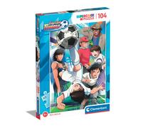 Clementoni - 25711 - Supercolor Puzzle - Captain Tsubasa - 104 pièces - Puzzle Enfant - fabriqué en Italie, 6 Ans et Plus