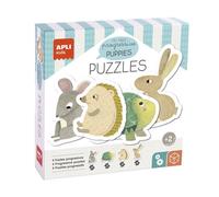 Puzzle - Enfant - 12 pièces - Les bébés animaux - Apli kids
