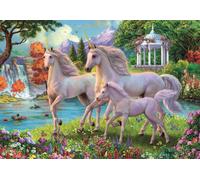 Puzzle Enfant 180 Pièces Super - Licornes Et Cascade