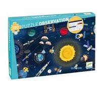 Puzzle d'observation l'espace et livret multicolore TU