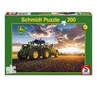 Puzzle enfant 200 pieces - Tracteur avec irrigateur de champ - SCHMIDT AND SPIELE multicolore G