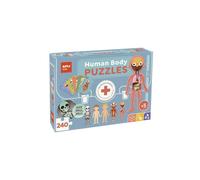 Puzzle - Enfant - 240 pièces - Apprendre le corps humain - Apli Kids