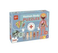Puzzle - Enfant - 240 Pièces - Apprendre Le Corps Humain - Apli Kids