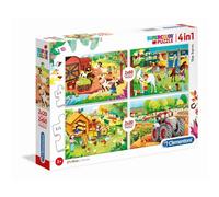 Puzzle Enfant 2x20+2x60 pièces - La ferme