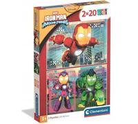 Puzzle Enfant 2x20 pièces - Iron Man and his awesome friends