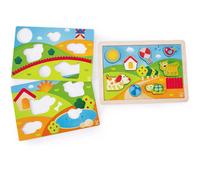 HaPe International Puzzle Puppy et Ses Amis 3 en 1
