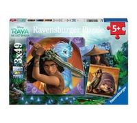Puzzle enfant 3 x 49 pièces Ravensburger Disney Raya et le dernier dragon G