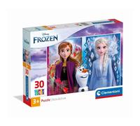 Clementoni Puzzle enfant Supercolor La Reine des Neiges 2 – 30 pièces – 3+ – Fabriqué en Italie