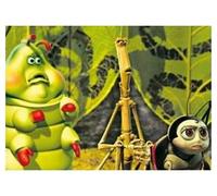 Puzzle Enfant 35 pièces : 1001 Pattes - la Grosse Chenille Heimlich Fil et Marcel - Set Puzzle + Une Carte Animal