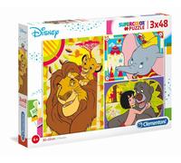 Puzzle Enfant 3x48 Pièces - Disney Animals